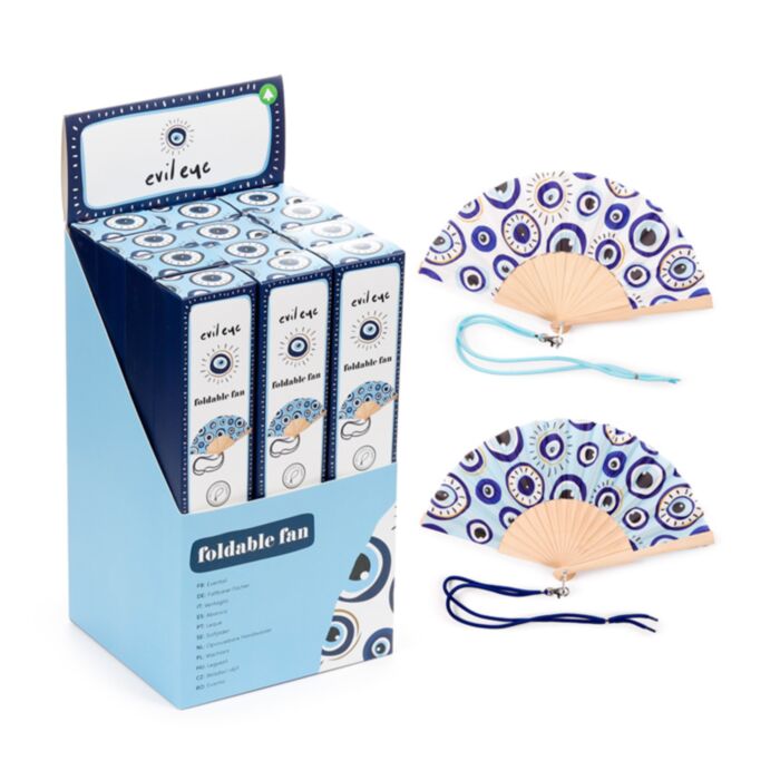 Bescherming Evil Eye Opvouwbare Waaier