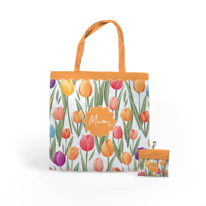 Opvouwbare Tas -  Moederdag Mum Tulp