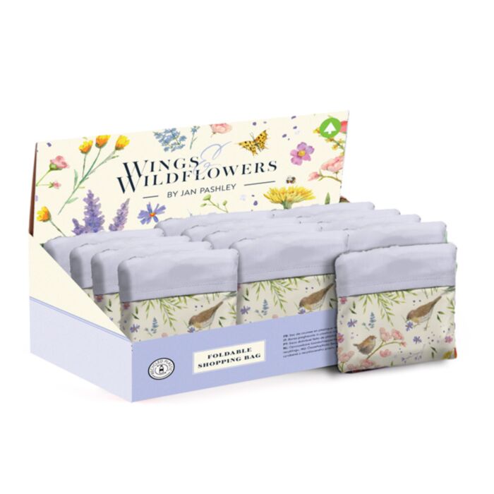 Opvouwbare Tas - Jan Pashley Wings & Wildflowers