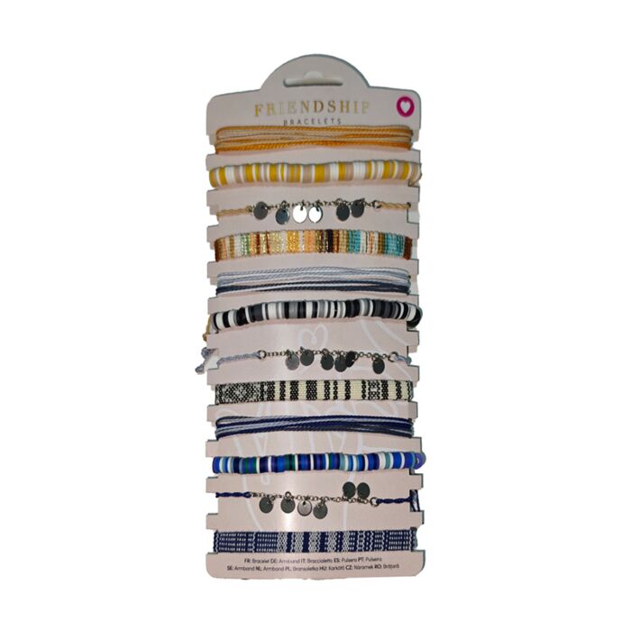 Mode Armbanden - Geweven met bedeltjes