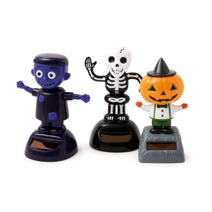 Spooky Frankenstein, Skelet & Pompoen Solar Pal