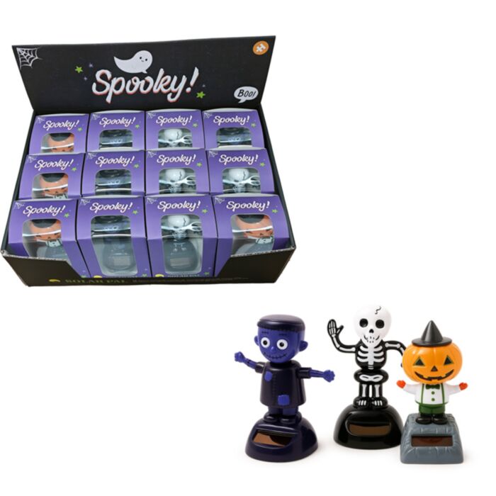 Spooky Frankenstein, Skelet & Pompoen Solar Pal
