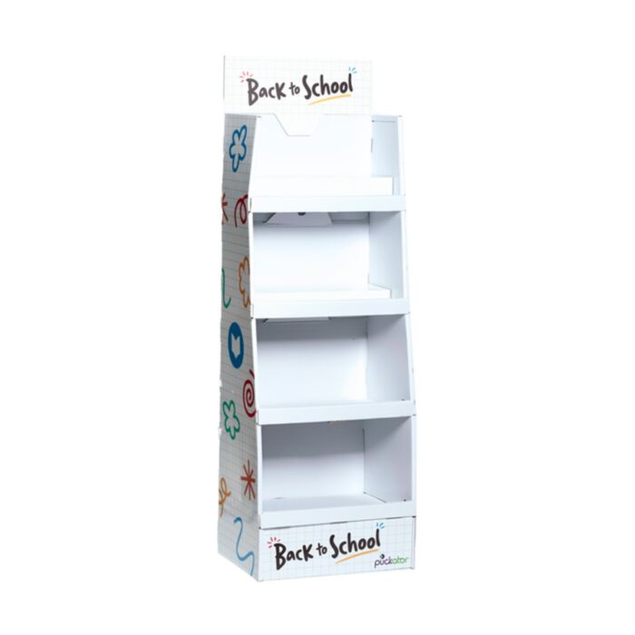 Terug naar School Leeg FSDU Display 4-schappen