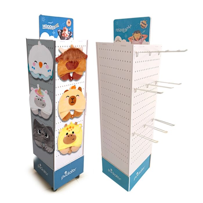 30 haken roterend FSDU Display voor Hoodeazzz Reiskussens