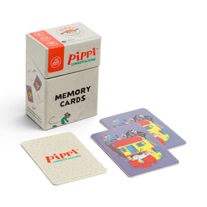 Pippi Langkous Kids Memory Kaartset
