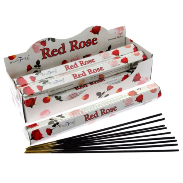 37105 Rode Roos - Stamford Premium Hex Wierook Stokjes