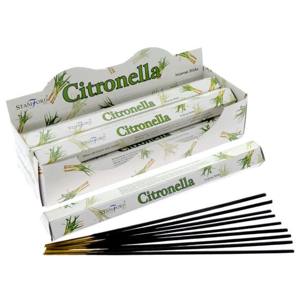 37120 Citronella - Stamford Premium Hex Wierook Stokjes