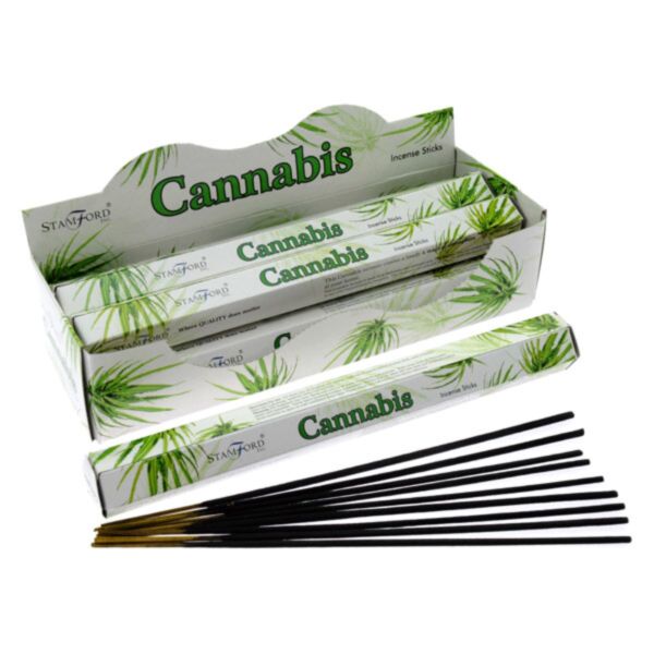 37110 Cannabis - Stamford Premium Hex Wierook Stokjes