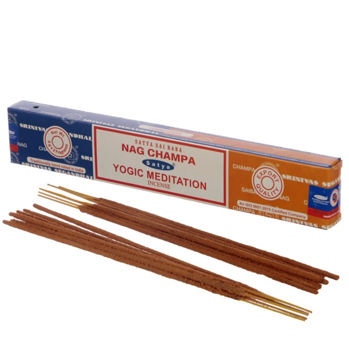 01342 Satya Nag Champa & Yogi Meditatie Wierook Stokjes