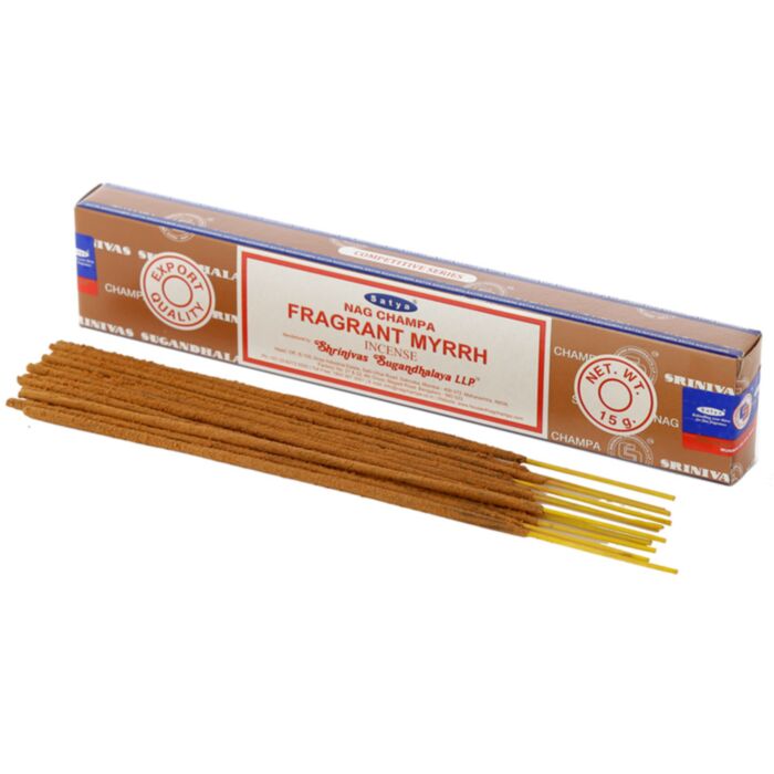 01352 Geurige Mirre - Satya Nag Champa Wierook Stokjes