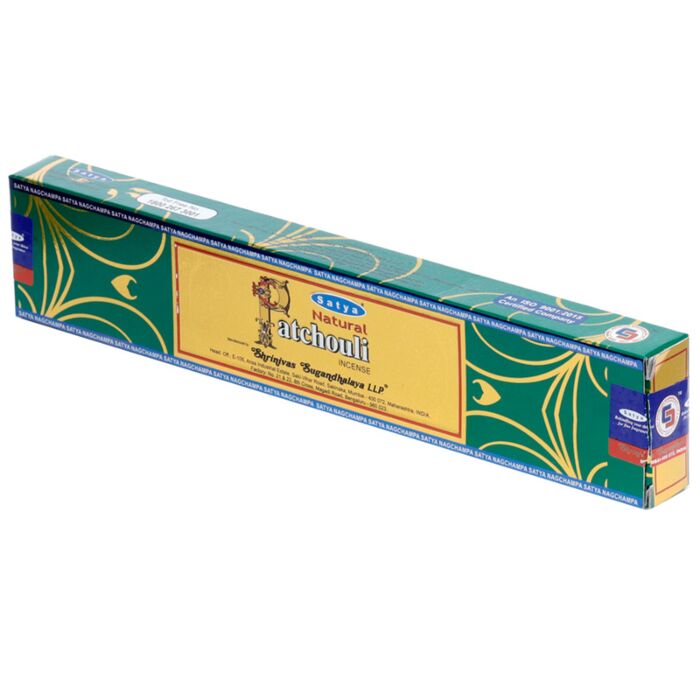 01445 Natural Patchouli -  Satya Nag Champa Wierook Stokjes