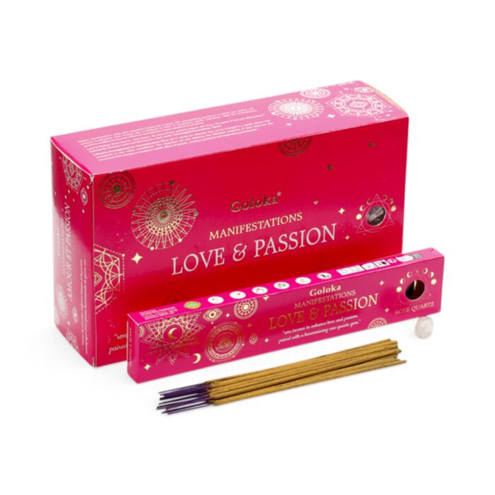 Goloka Manifestations Love & Passion Rozen & Rozenkwarts Edelsteen Set