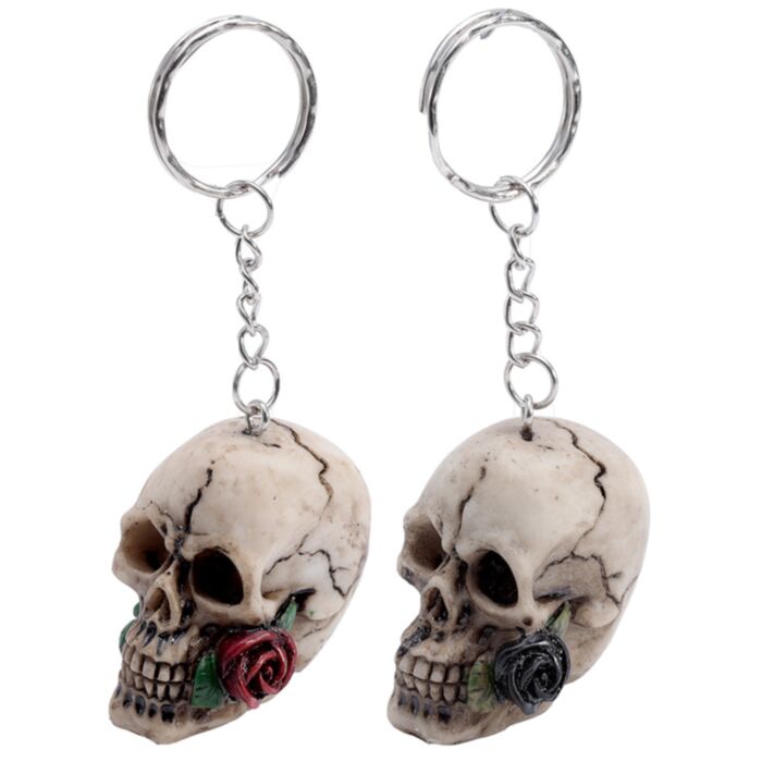 Schedel & Rozen Sleutelhanger