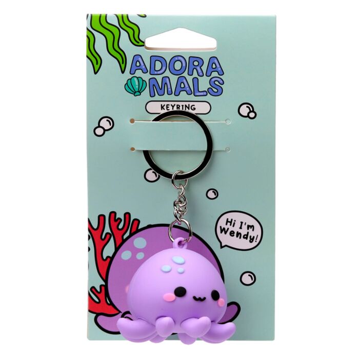 Wendy de Octopus Adoramals 3D PVC Sleutelhanger