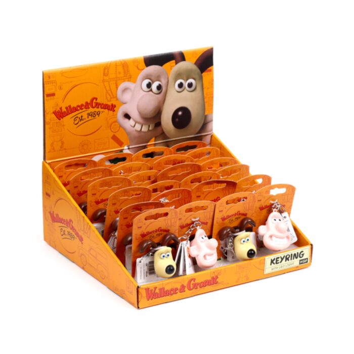 Wallace & Gromit LED Sleutelhanger