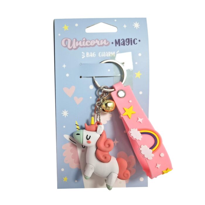 Unicorn Magic 3D Tas Rugzak Bedeltje Sleutelhanger