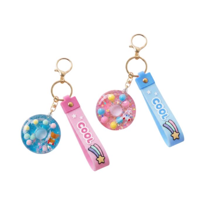QuirKeys Donut PVC Tasbedel met vloeistof