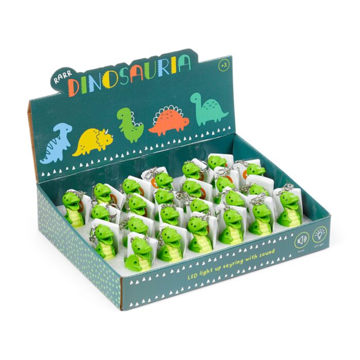 Dinosaurus LED Sleutelhouder