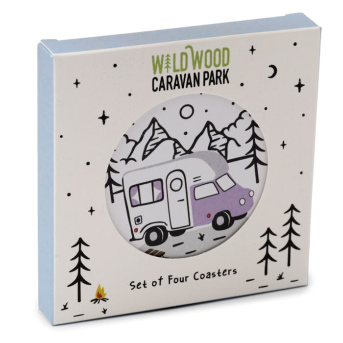 Wildwood Caravan Set 4 Onderzetters
