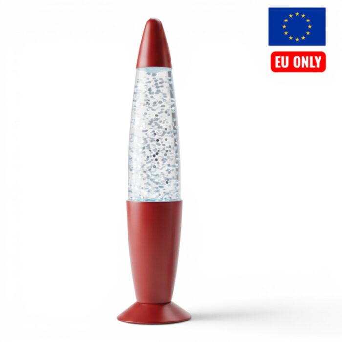 Kleurveranderende USB glitterlamp - Rood