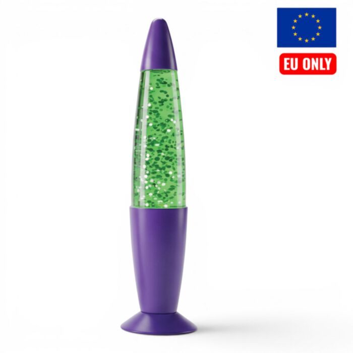 Kleurveranderende USB glitterlamp - Paars