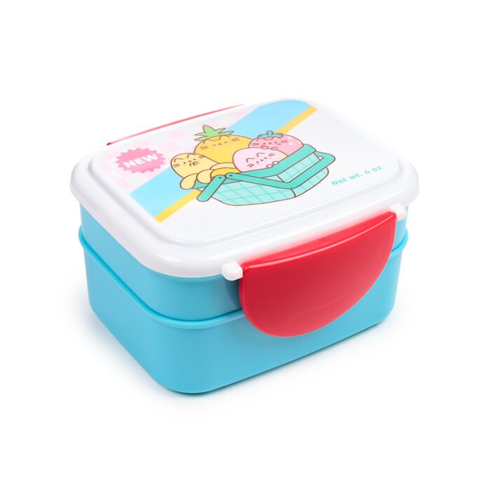 Pusheen de Kat Fruit Clip Bento Box Lunchtrommel & bestek