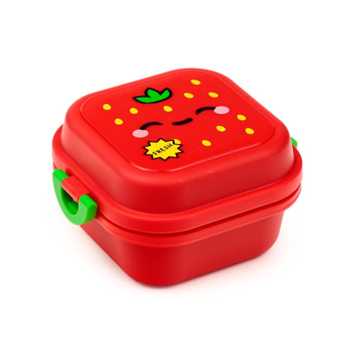 Elidi de Aardbei Foodiemals Clip Bento Box Lunchtrommel