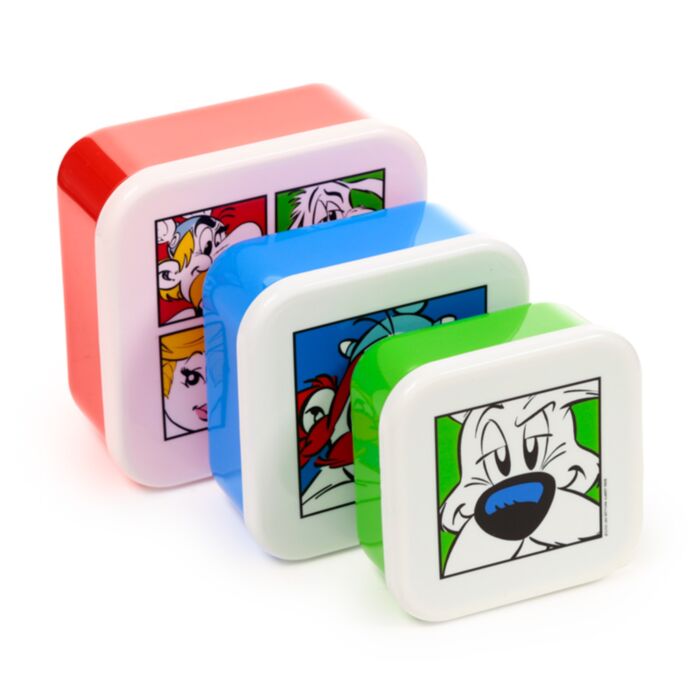 Set 3 Lunch Box M/L/XL Asterix, Obelix, Idefix (Dogmatix) 2025 