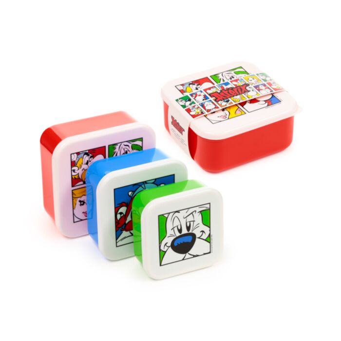 Set 3 Lunch Box M/L/XL Asterix, Obelix, Idefix (Dogmatix) 2025 