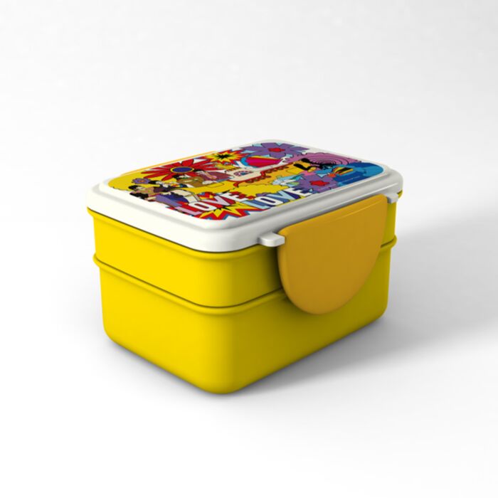 The Beatles Yellow Submarine Clip Bento Box Lunchtrommel Bestek