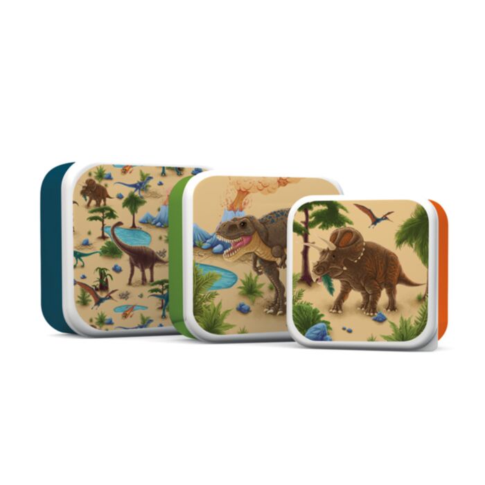 Set 3 Lunch Box S/M/L - Dinosaurus