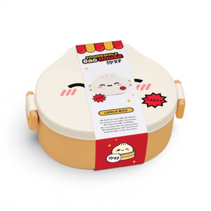 Foodiemals Bao House Bao Bun Clip Lock Lunchtrommel