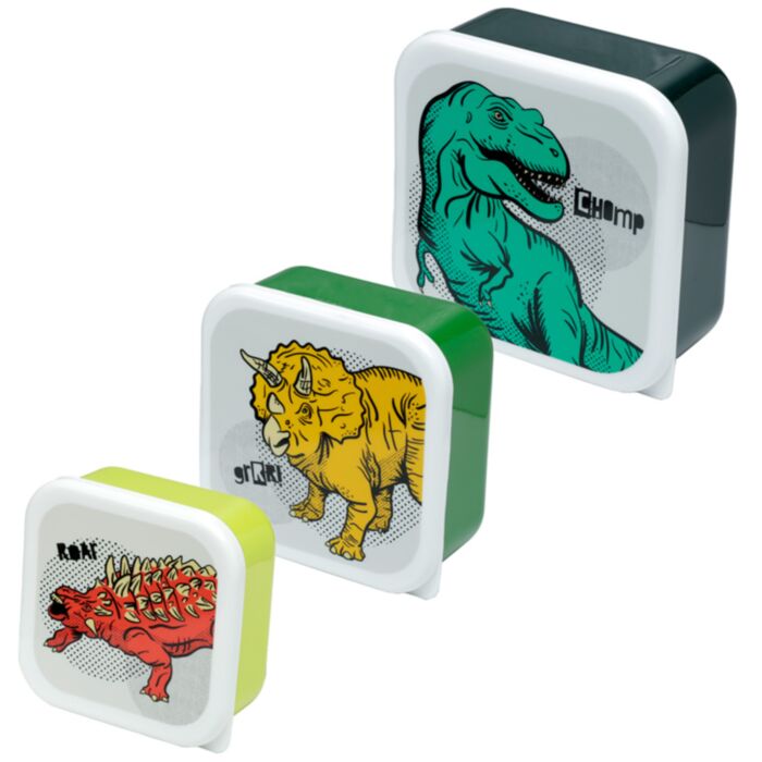 Set 3 Lunch Box M/L/XL - Dinosaurussen