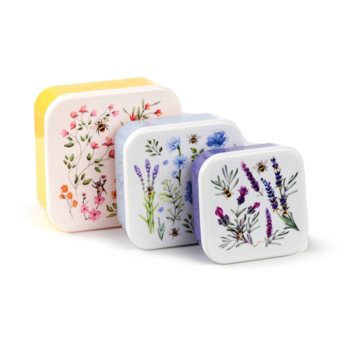 Set 3 Lunch Box M/L/XL - Nectar Meadows Bij