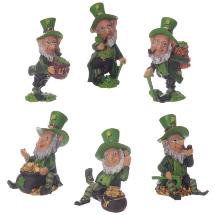 Ierse Geluk Kabouter Miniatuur Beeldjes