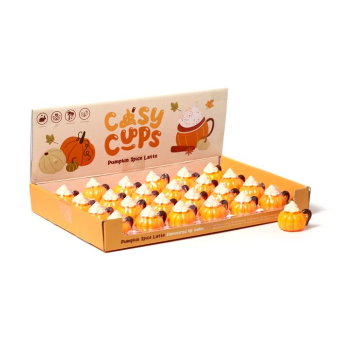 Pumpkin Spiced Latte Lipbalsem Flip Open