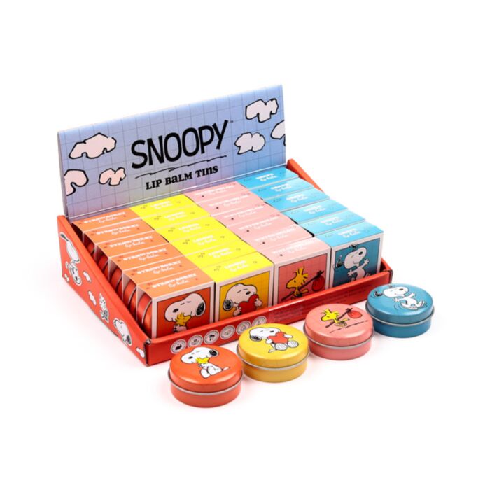 Peanuts Snoopy & Woodstock Lipbalsem in blik