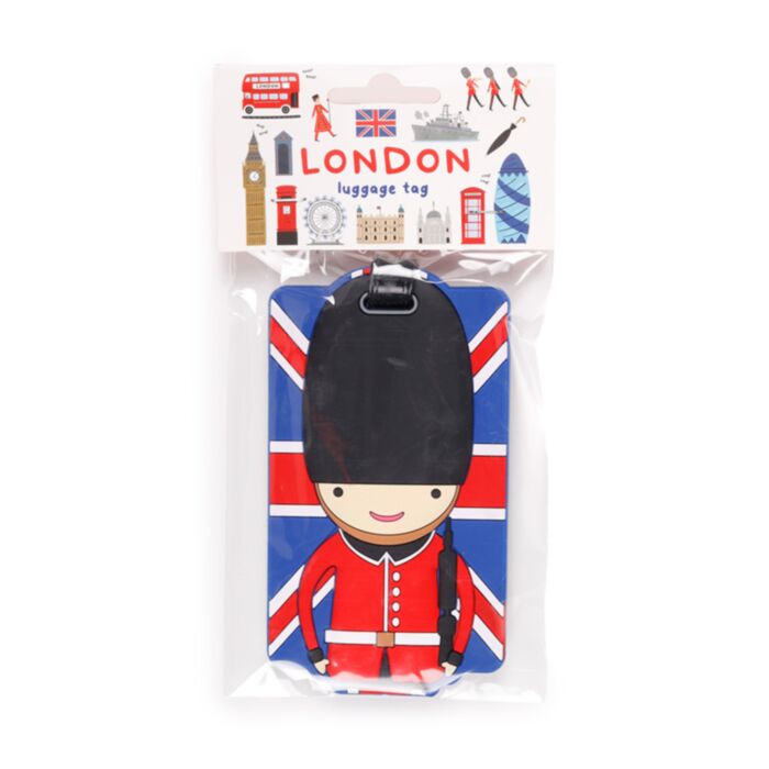 London Britse Vlag Wachter PVC Kofferlabel