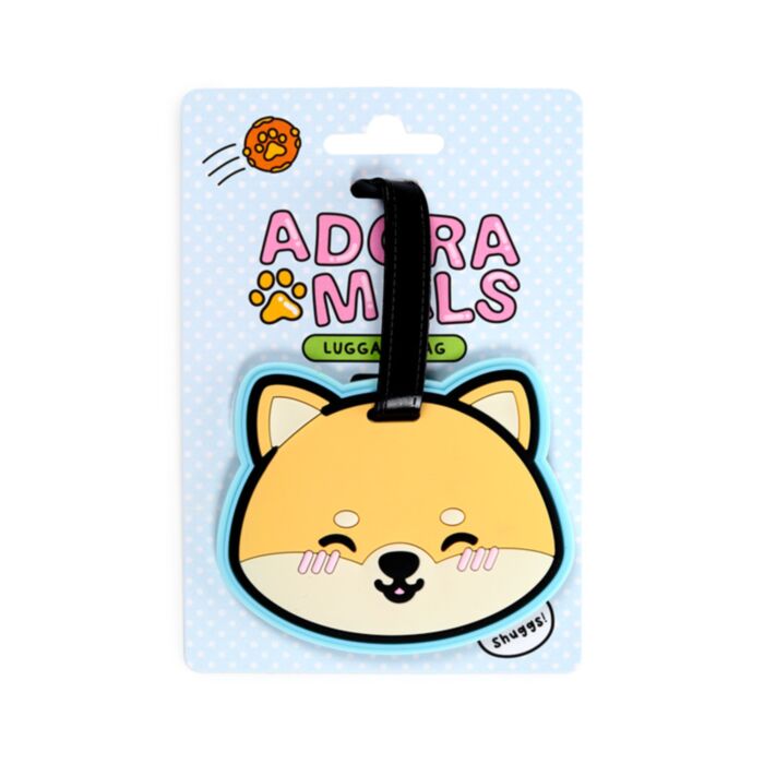Adoramals Shuggs de Shiba Inu PVC Kofferlabel