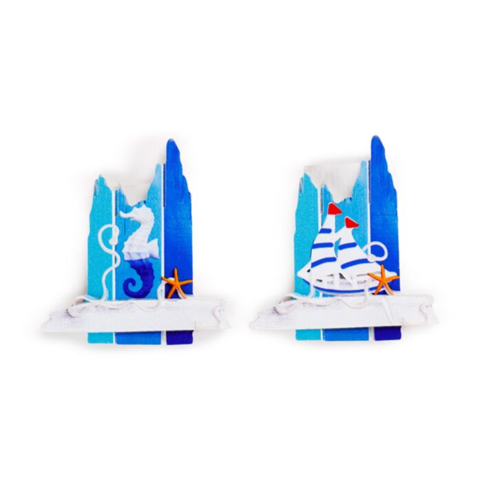 Strand & Zee Magneet Strand Board Zeepaardje & Boot