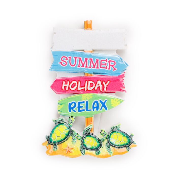 Strand & Zee Magneet Strandborden met Krab & Schildpadden