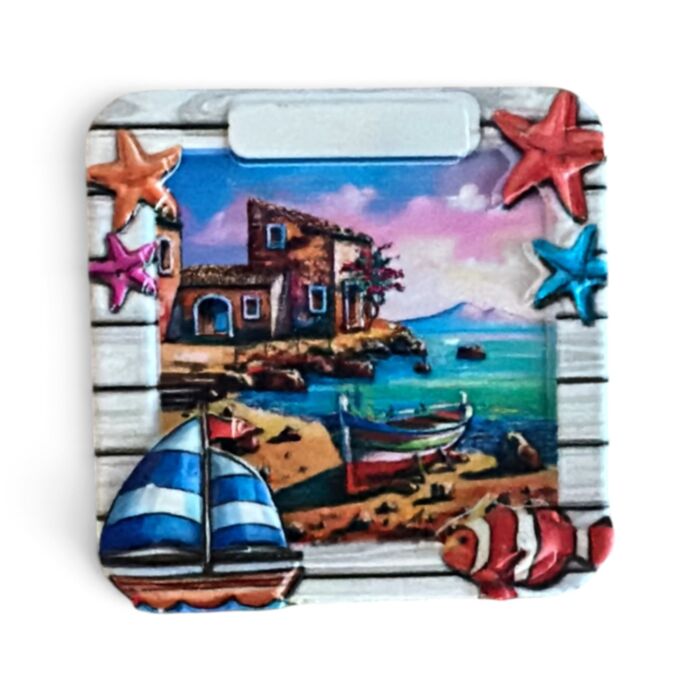 Strand & Zee Magneet Nautisch Strand & Vis