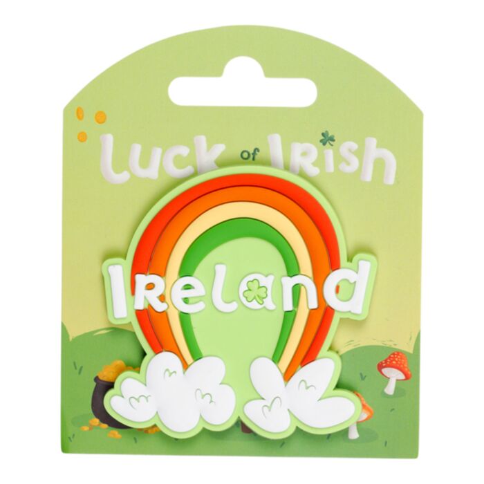 Iers Geluk Regenboog Ierland PVC Magneet