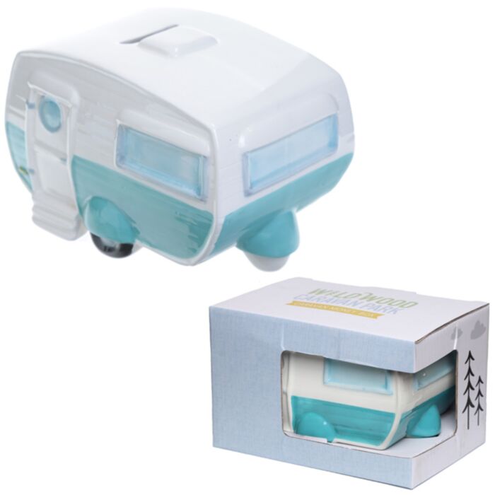 Nieuw Caravan Keramiek Spaarpot