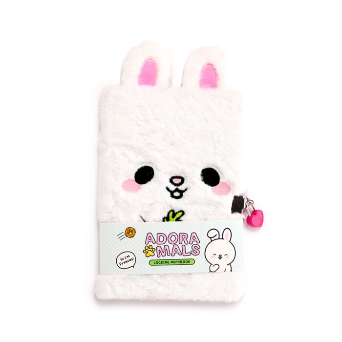 Adoramals Frances het Konijn  Afsluitbaar Notitieboekje Hangslot