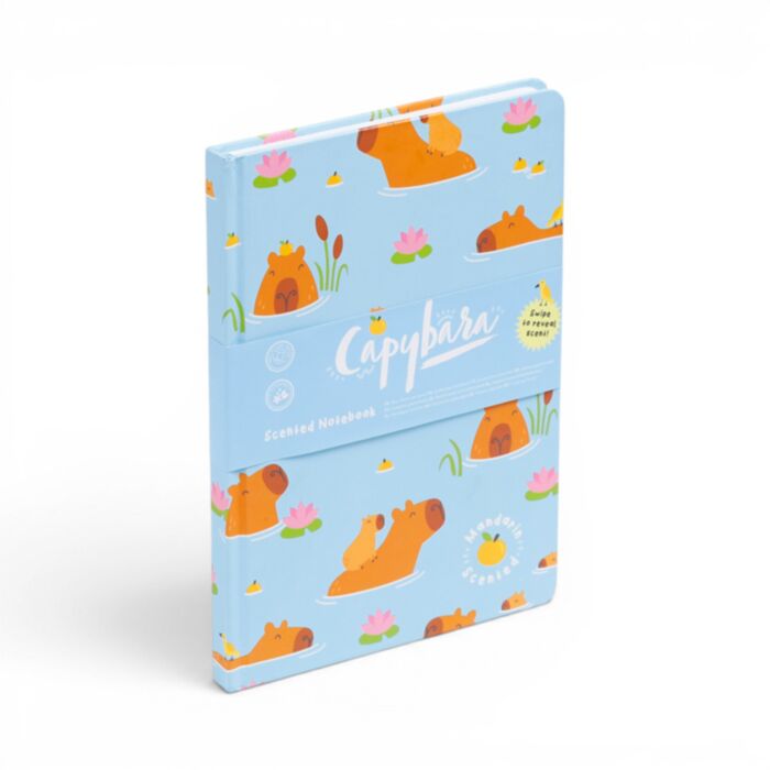Capybara Geparfurmeerd Gerecycled A5-notitieboek