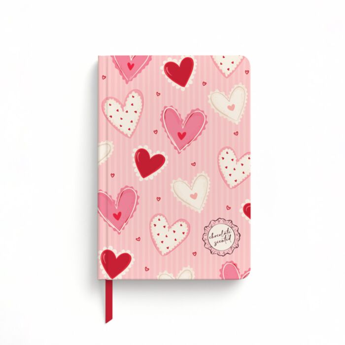 Amore Hart Geparfurmeerd Gerecycled A5-notitieboek