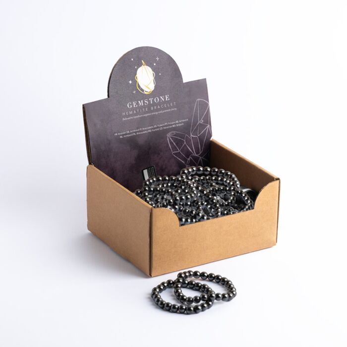 Hematiet Edelsteen Armband Ronde Kralen