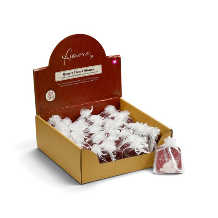 Amore Hart Healing Edelstenen Hartjes