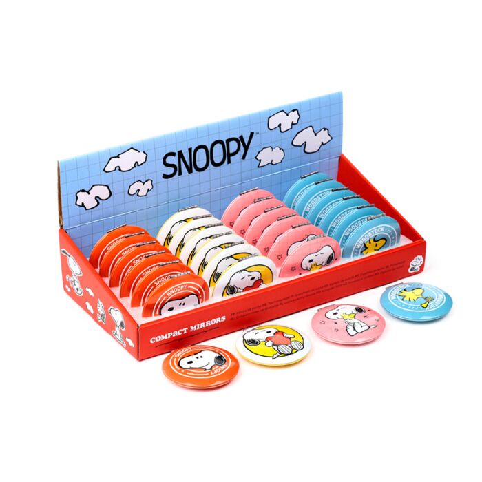 Peanuts Snoopy & Woodstock Compact Make Up Spiegeltje - 
